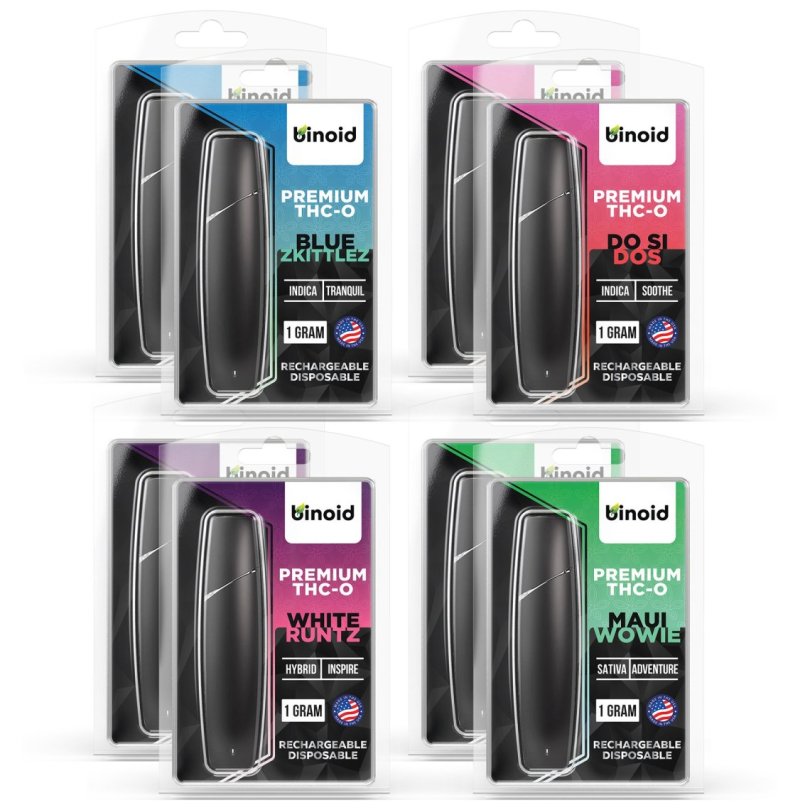 Premium THC-O Recharcable Disposables - Disposables & Gummies